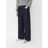 Masai Copenhagen Wide Leg Button Fastening Jeans In Blue