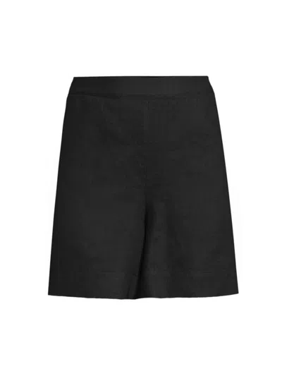 Masai Copenhagen Women's Pinjaba Linen Knee-length Shorts In Black