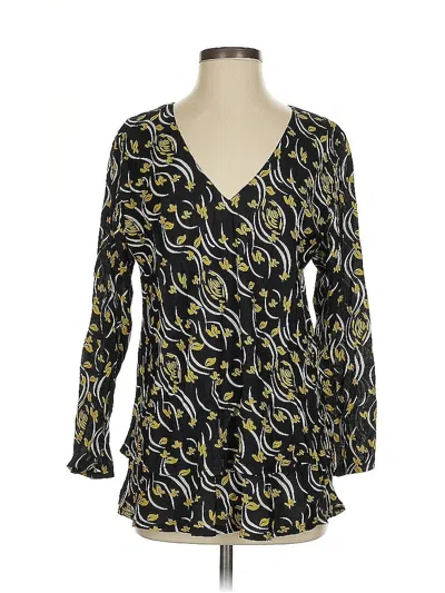 Pre-owned Masai Long Sleeve Blouse In Black