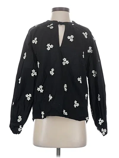 Pre-owned Masai Long Sleeve Blouse In Black