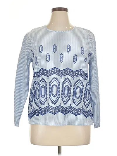 Pre-owned Masai Long Sleeve Blouse In Blue