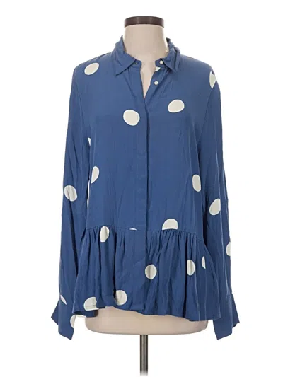 Pre-owned Masai Long Sleeve Blouse In Blue