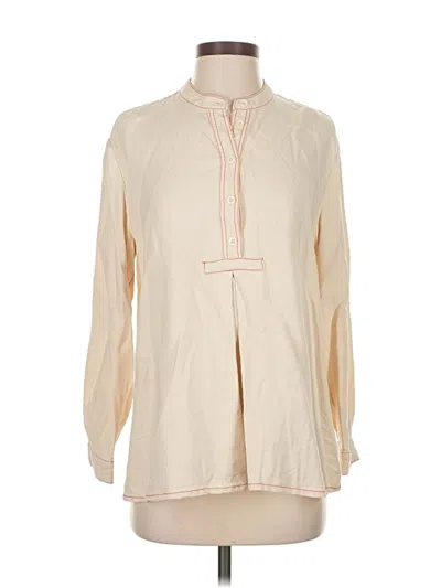 Pre-owned Masai Long Sleeve Blouse In White