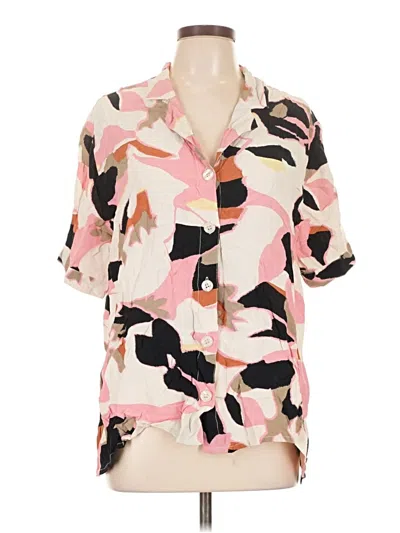 Pre-owned Masai Short Sleeve Blouse In Pink