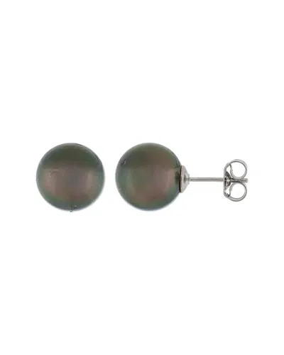 Masako Pearls 14k 11-12mm Tahitian Pearl Earrings