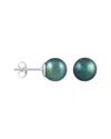 Masako Pearls 14k 8-9mm Tahitian Pearl Earrings