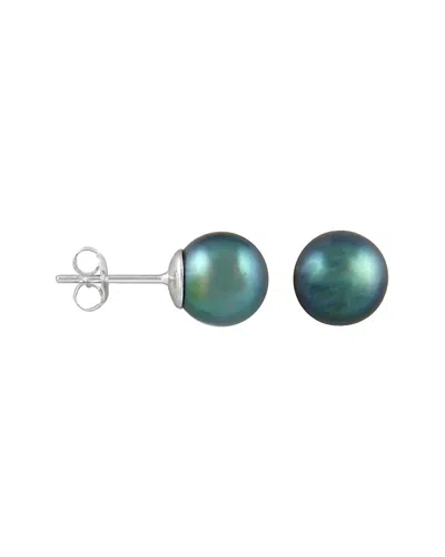 Masako Pearls 14k 8-9mm Tahitian Pearl Earrings