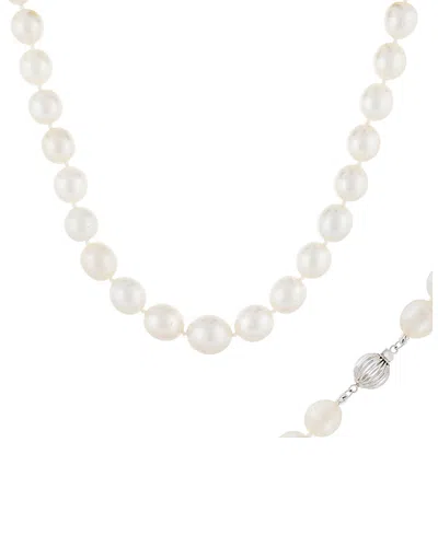 Masako Pearls 14k 9-12mm South Sea Pearl Necklace In White