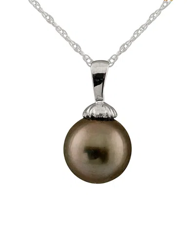 Masako Pearls Splendid Pearls 14k 10-10.5mm Tahitian Pearl Necklace In Multi