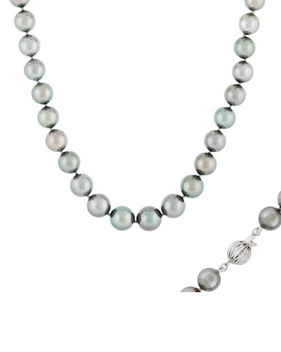 Masako Pearls Splendid Pearls 14k 8-11mm Tahitian Pearl Necklace