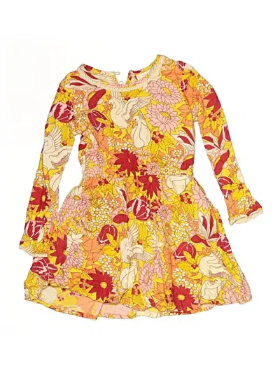 Pre-owned Masala Kids' Dress In Yellow