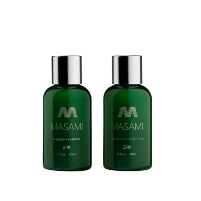 Masami Mekabu Hydrating Travel Shampoo & Conditioner