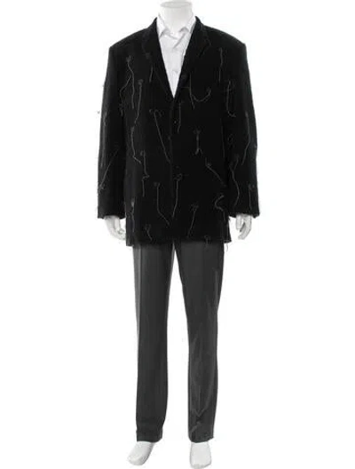 Pre-owned Masatomo Vintage Late 1990's - Early 2000's Blazer In Black