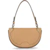 Mascaro Dual Strap Medium Saddle Bad In Tan