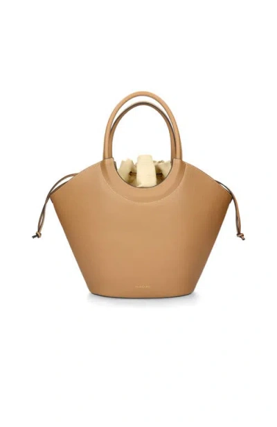 Mascaro Large Bag With Drawstring Inner Bag In Tan