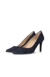 Mascaro Suede Pointed Toe Pump In Blue