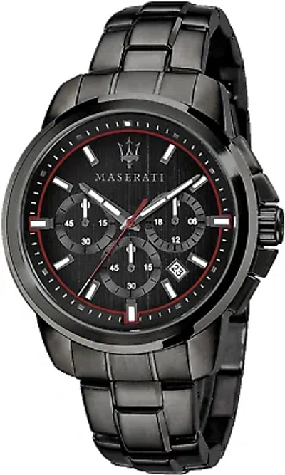 Pre-owned Maserati Masearti Men's Watch Successo Limited Edition, Chronograph, Quartz Watch -