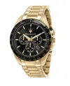 Maserati Men's Chronograph Gold Metal Band Watch, 45mm