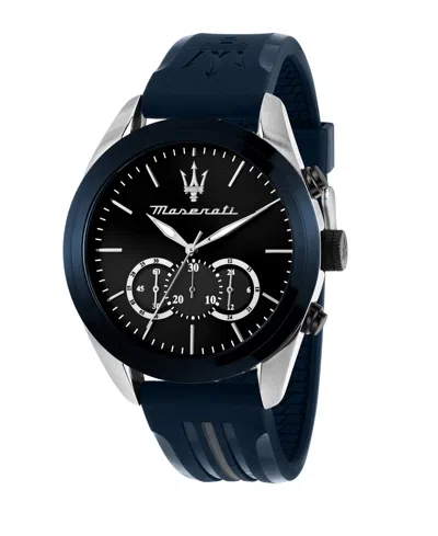 Maserati Men's Chronograph Satin Stainless Steel Watch, 45mm