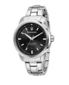 Maserati Men's Date Stainless Steel Metal Band Watch, 44mm