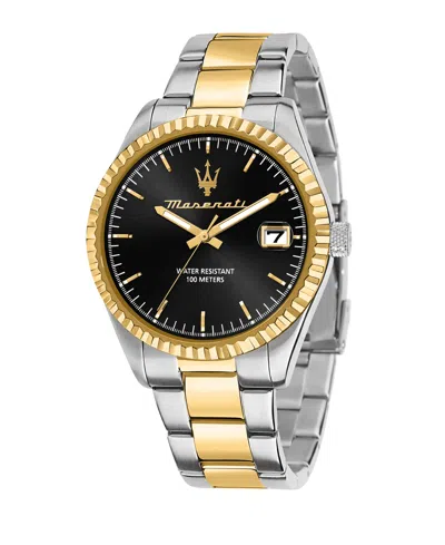 Maserati Men's Date Two-tone Stainless-steel Watch, 43mm