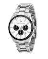Maserati Men's Multifunction Stainless Steel Metal Band Watch, 43mm