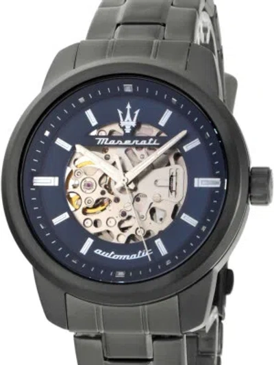 Pre-owned Maserati R8823121001 Successo Automatic Mens Watch 44mm 5atm