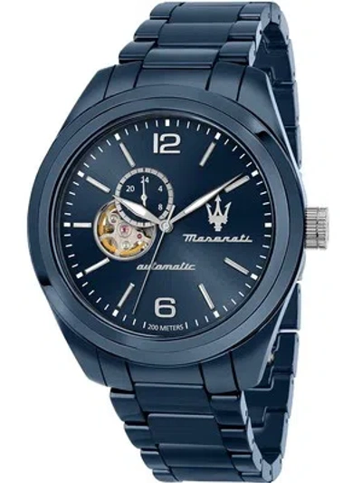 Pre-owned Maserati R8823150002 Traguardo Ceramic Automatic 45mm 20atm