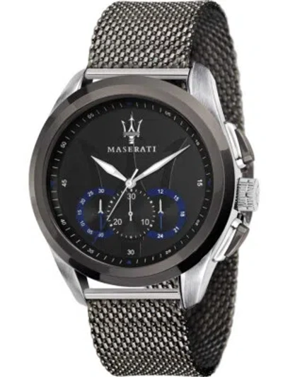 Pre-owned Maserati R8873612006 Traguardo Chronograph 45mm 10atm