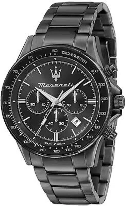 Pre-owned Maserati Watch Sfida Men's Chronograph Quartz R8873640016 10 Atm