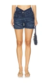 Masha Popova Bias V Shape Mini Shorts