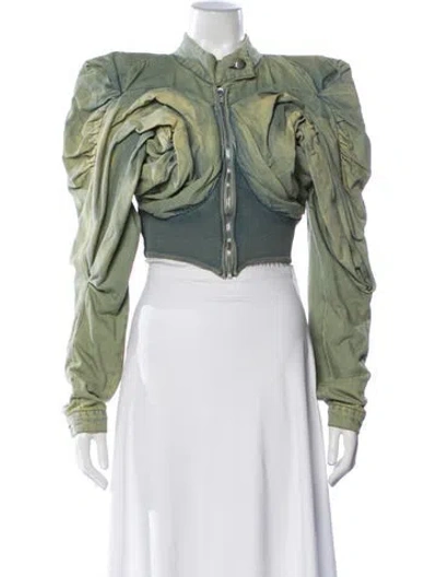Pre-owned Masha Popova Jacket In Green