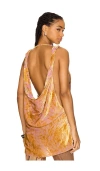 Masha Popova Twisted Straps Cowl Top In Pink