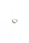 Maslo Jewelry Mini Domed Ring In Gold In Gold