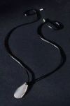 Maslo Large Pebble Pendant Necklace In Silver