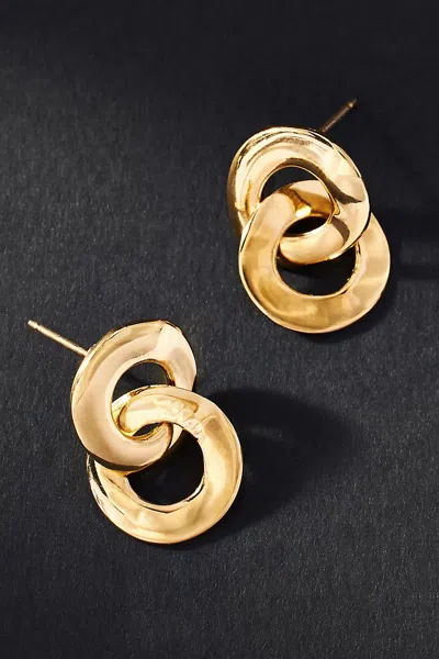 Maslo Linked Earrings In Gold