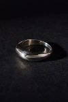 Maslo Mini Domed Ring In Silver