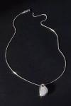 Maslo Small Pebble Pendant Necklace In Silver