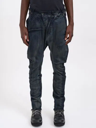 Masnada Baggy Denim Trousers In Blue