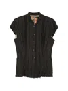 Masnada Button Fringed Jacket In Black