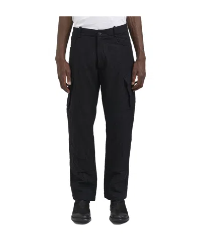 Masnada Casual Trousers With Belt Loops In Black