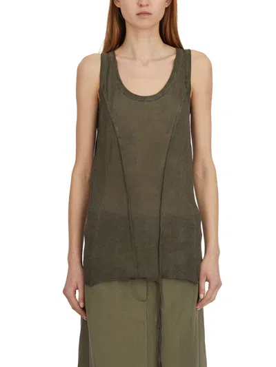 Masnada Cotton And Silk Tank Top