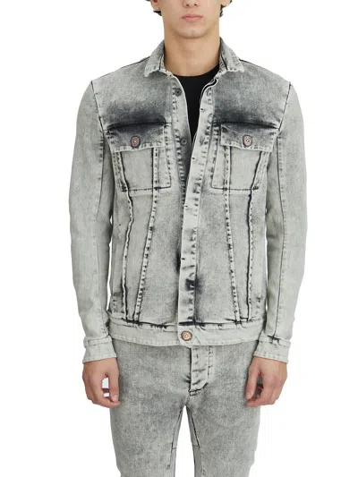 Masnada Denim Jacket In Gray