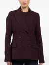 Masnada Double-breasted Jacket In Red