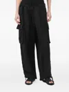 Masnada Drawstring Cargo Pants In Black