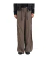 Masnada Drawstring Casual Pants In Brown