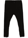Masnada Drop-crotch Trousers In 黑色