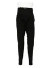 Masnada Drop-crotch Trousers In Black