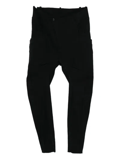 Masnada Drop-crotch Trousers In Black