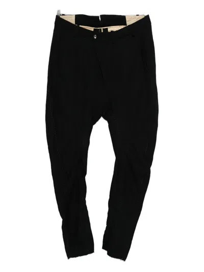 Masnada Drop-crotch Trousers In Black